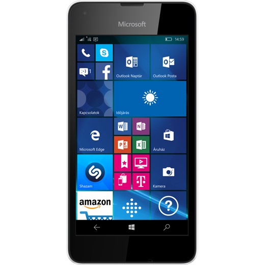 Microsoft Lumia 550 beállításának kijelzője