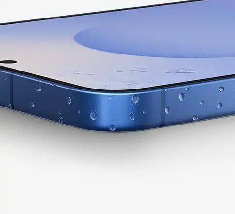 Galaxy S25 vízcseppekkel a felületén