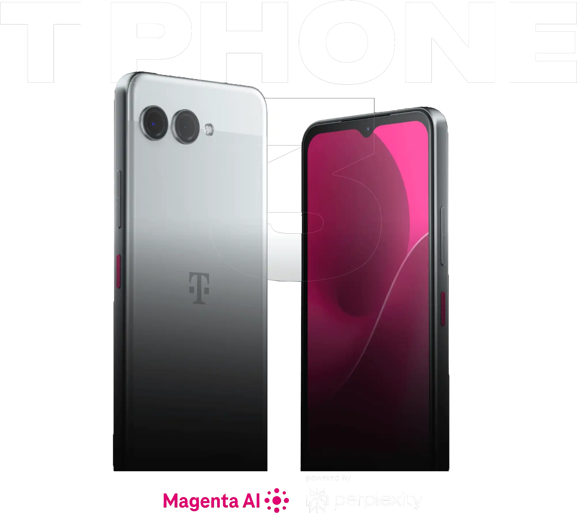 T Phone 3 okostelefon elölnézeti képe