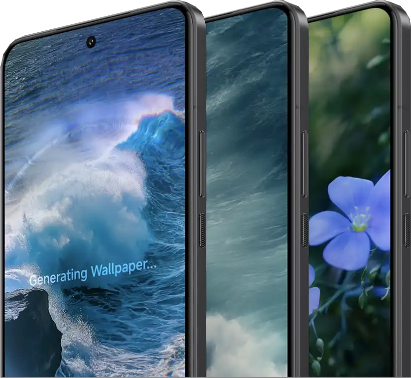 AI dinamikus háttérképek illusztráció