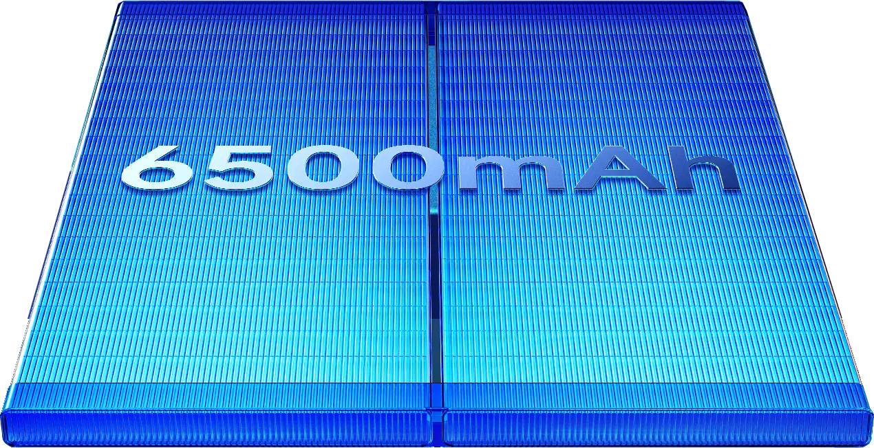 6500 mAh-s akkumulátor