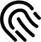 Ujjlenyomat-olvasó ikon