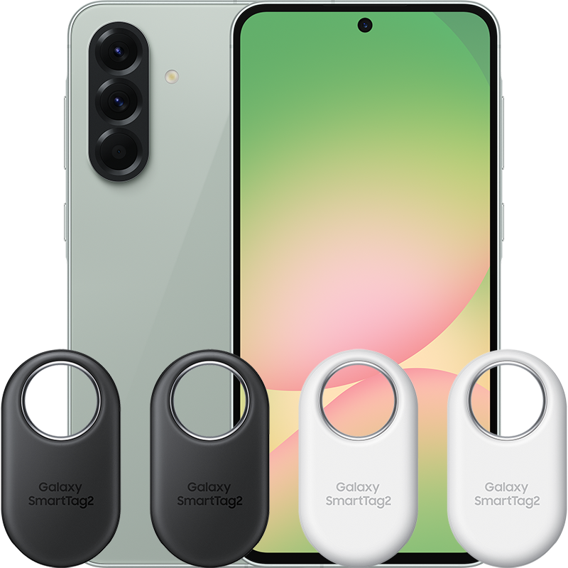 Samsung Galaxy A56 5G 256 GB + 4 db Samsung Smart Tag 2 Samsung Galaxy A56 5G 256 GB + 4 db Samsung Smart Tag 2