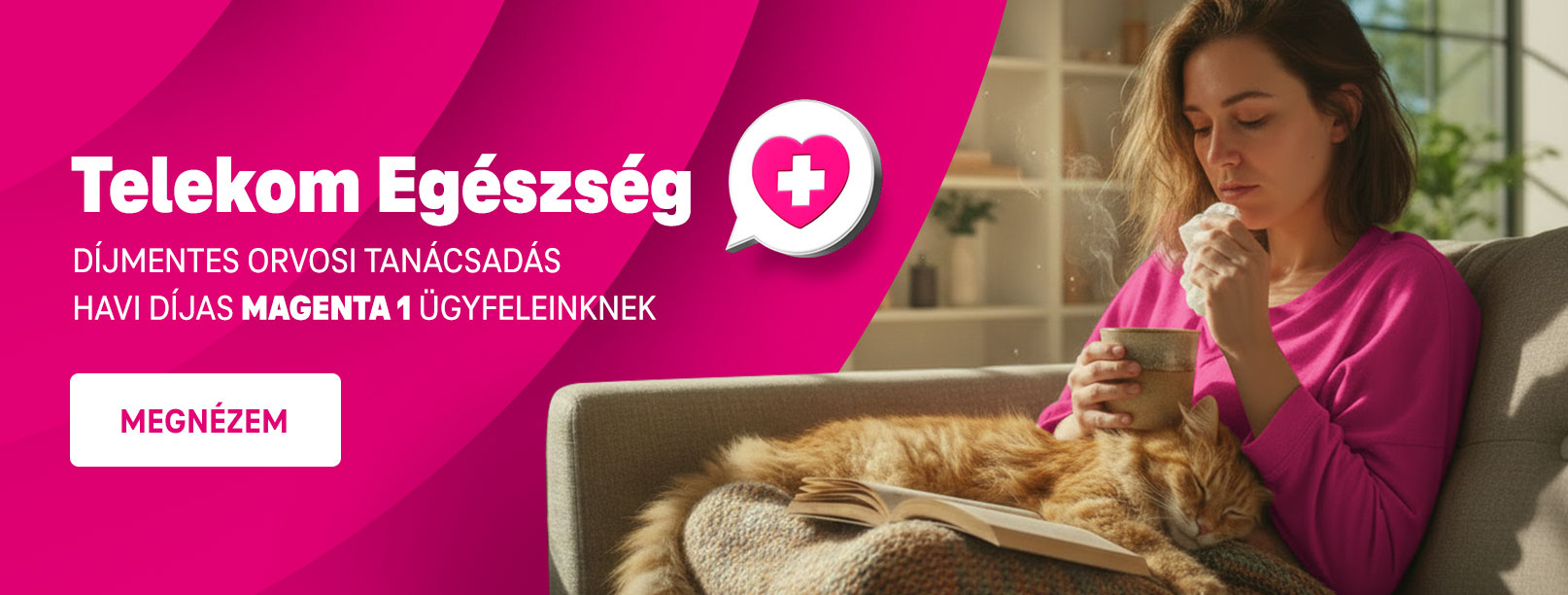 Telekom Egészség - Díjmentes orvosi tanácsadás havi díjas Magenta 1 ügyfeleinknek
