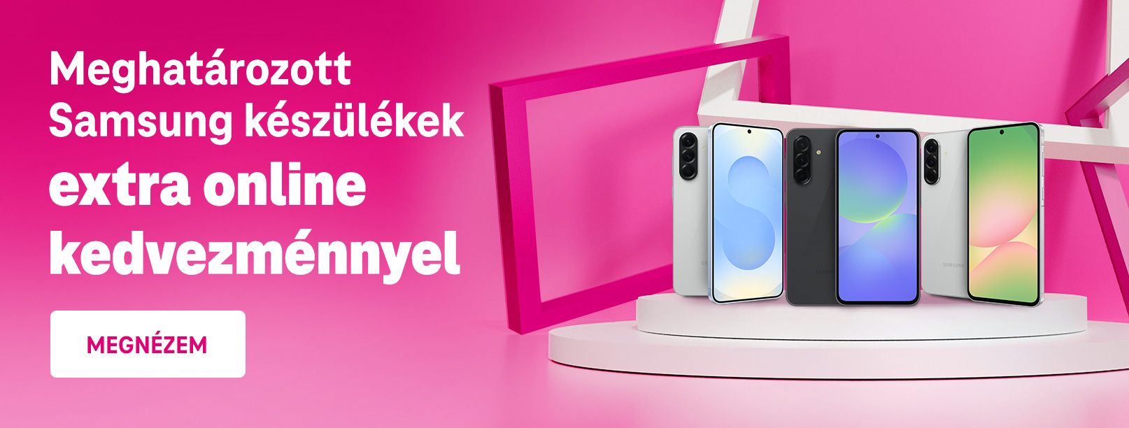 Meghatározott Samsung készülékek extra online kedvezménnyel