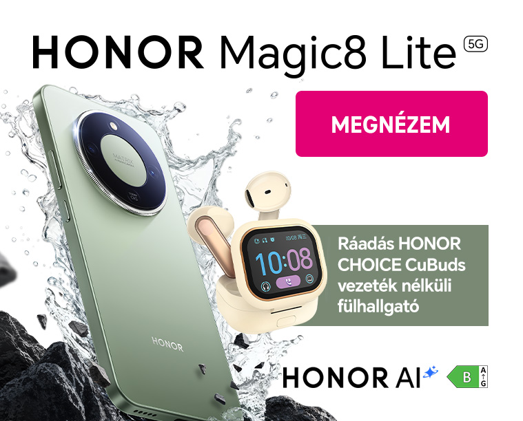 HONOR Magic8 Lite Ráadás HONOR CHOICE CuBuds vezeték nélküli fülhallgató