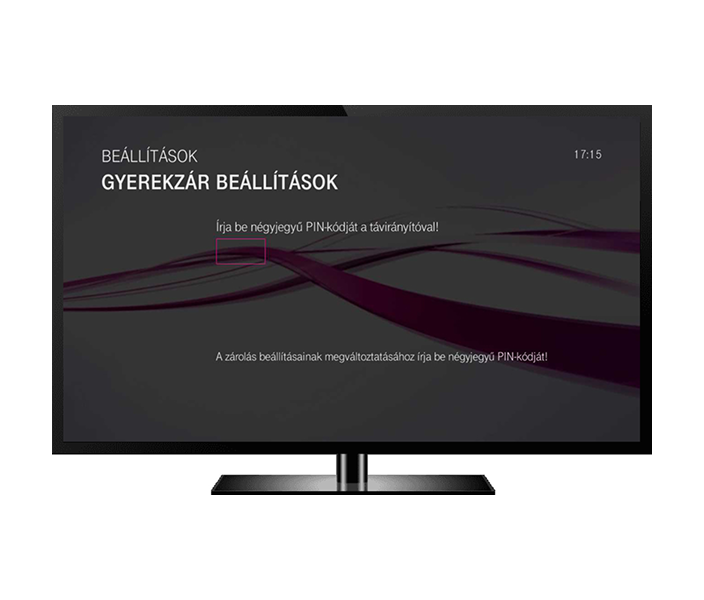 Gyerekzár beállítása