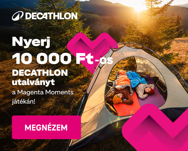 Nyerj 10 000 Ft-os Decathlon utalványt a Magenta Moments játékán!