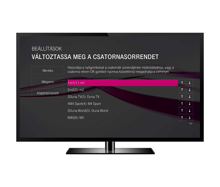 Csatornák testre szabása