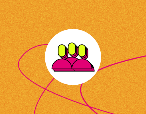 Közösség és network tervillusztráció