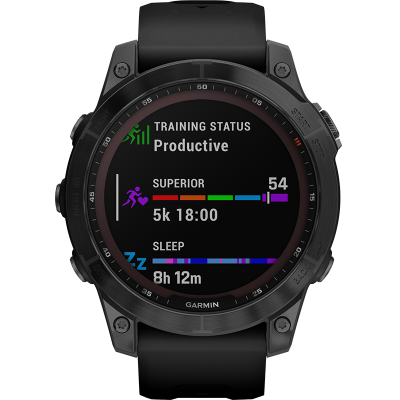 Garmin Fenix 7 Sapphire okos ra fekete
