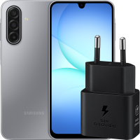 Samsung Galaxy A17 5G DS 8+256GB+ráadás Samsung 25w hálózati adapter