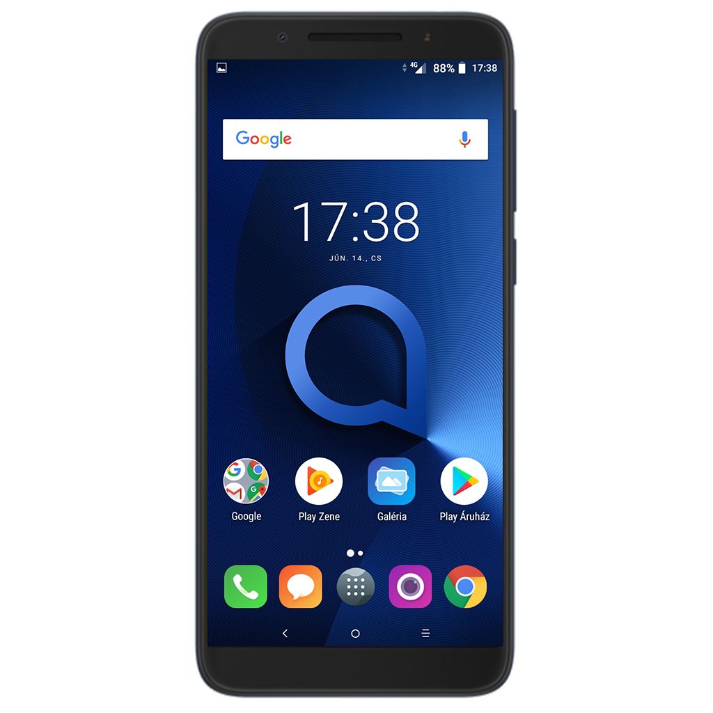 Alcatel 3 beállításának kijelzője