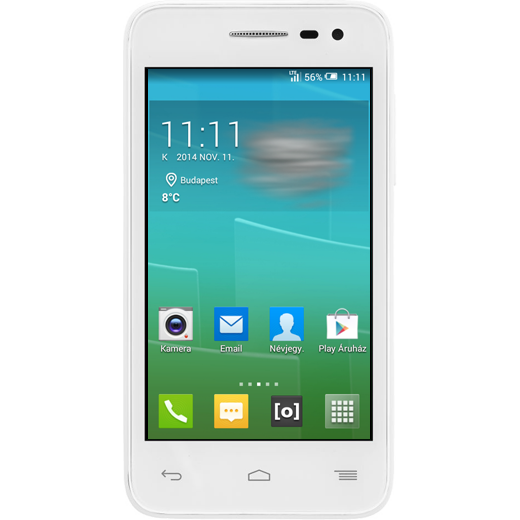 Alcatel One Touch Pop S3 beállításának kijelzője