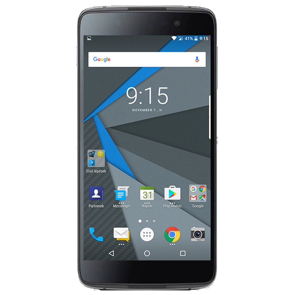 BlackBerry DTEK 50 beállításának kijelzője