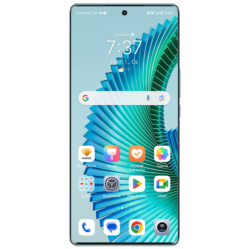 Honor Magic 6 Lite beállításának kijelzője
