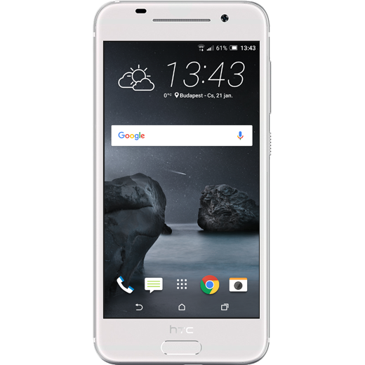 HTC One A9 beállításának kijelzője