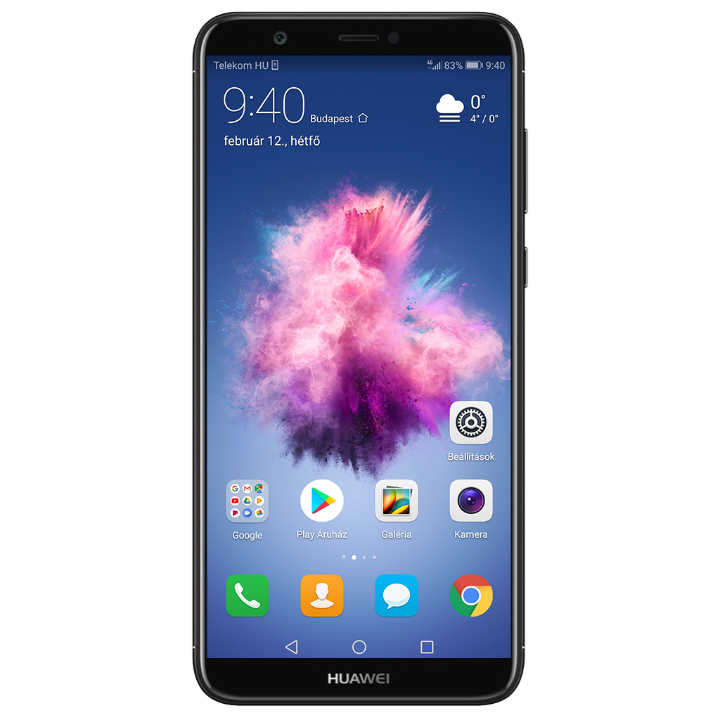 Huawei P smart beállításának kijelzője