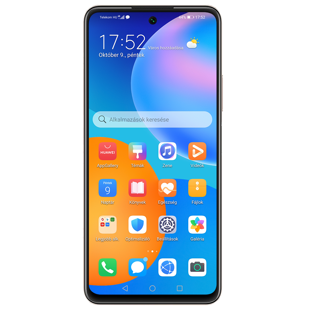Huawei P Smart 2021 beállításának kijelzője