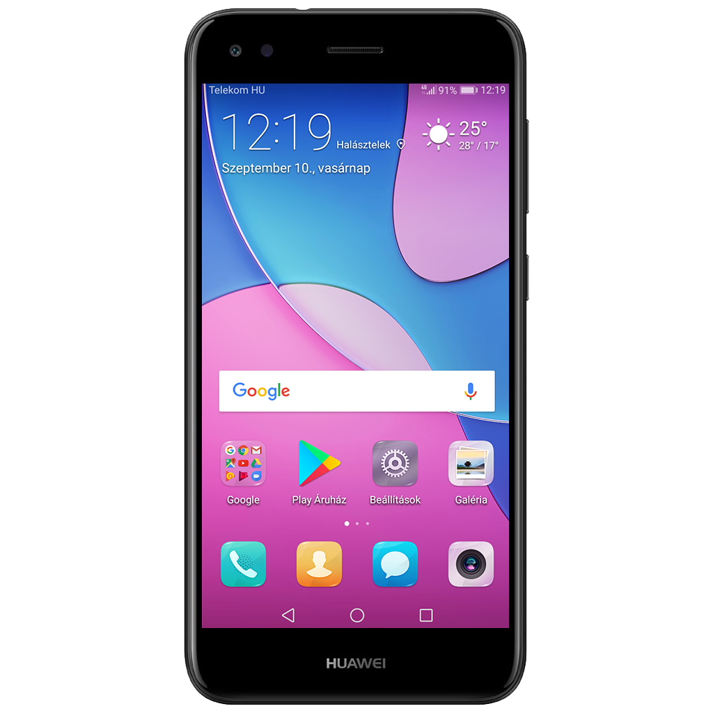Huawei P9 Lite mini beállításának kijelzője