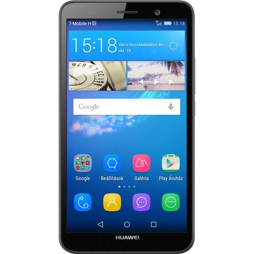 Huawei Y6 beállításának kijelzője