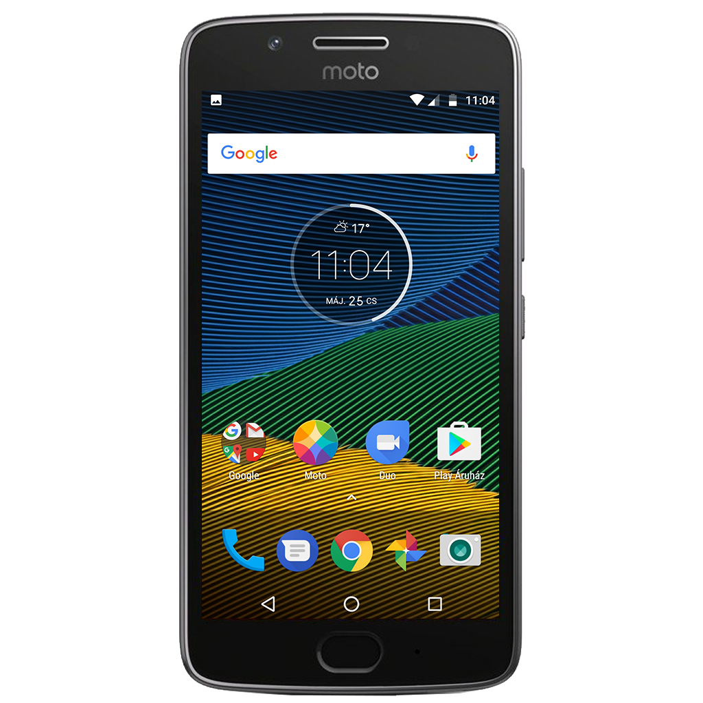 Moto G5 beállításának kijelzője