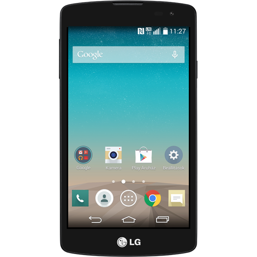 LG F60 beállításának kijelzője