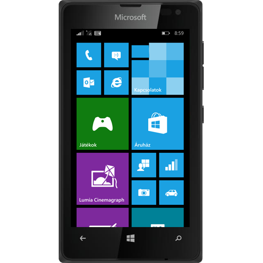 Microsoft Lumia 435 beállításának kijelzője