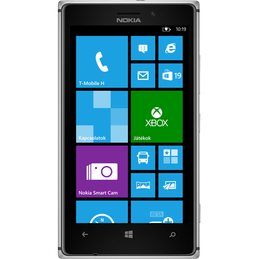 Nokia Lumia 925 beállításának kijelzője