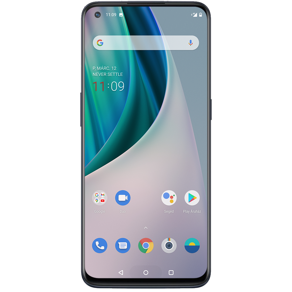 OnePlus Nord N10 5G beállításának kijelzője