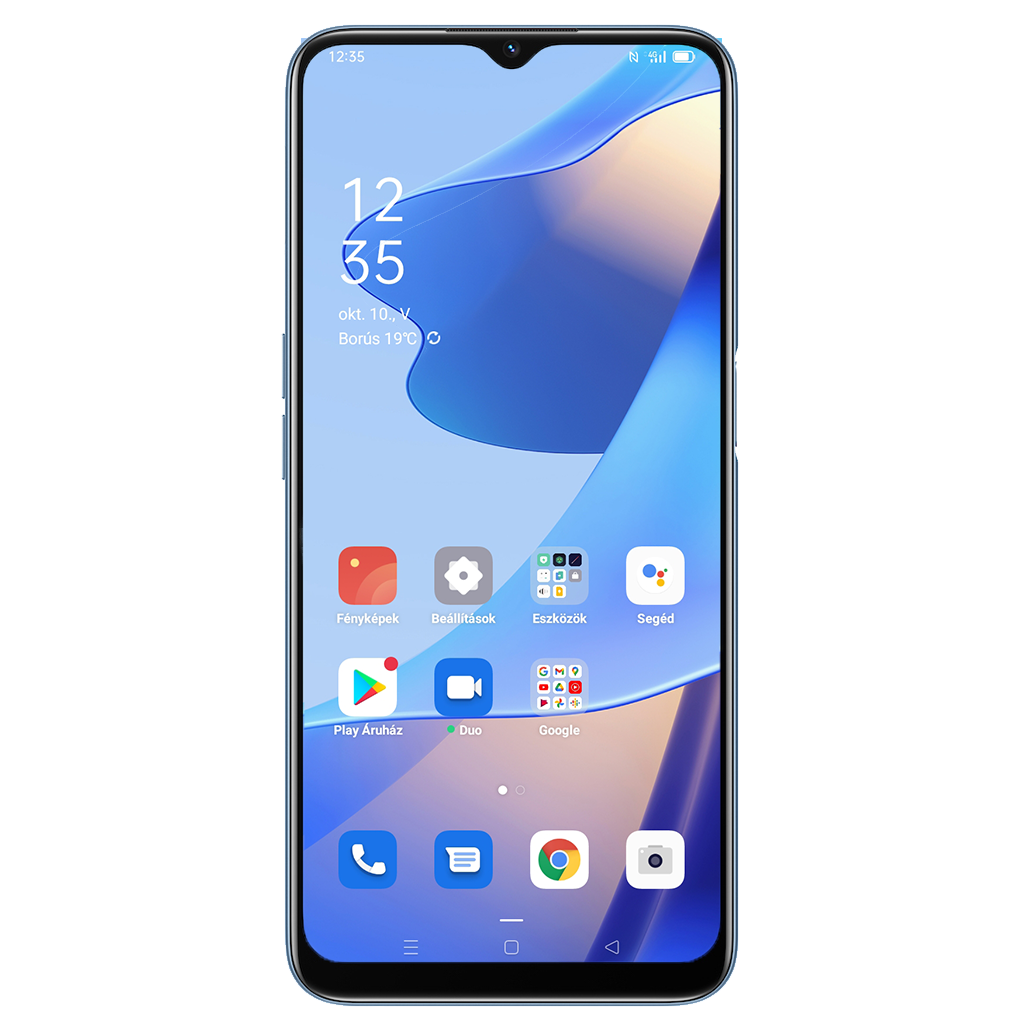 OPPO A16s beállításának kijelzője