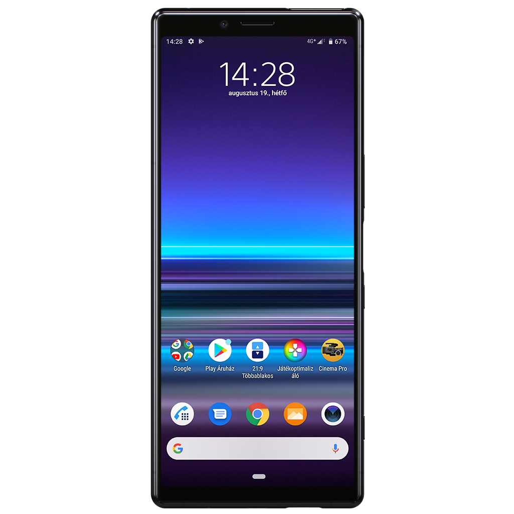 Sony Xperia 1 beállításának kijelzője