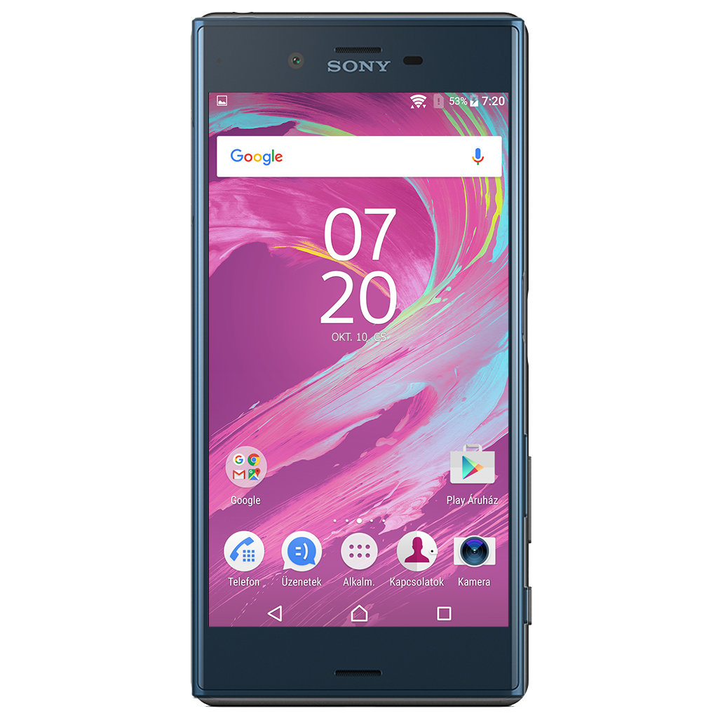 Sony Xperia XZ beállításának kijelzője