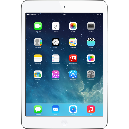 Apple iPad mini beállításának kijelzője