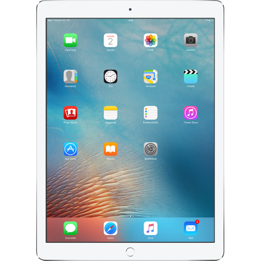 Apple iPad Pro beállításának kijelzője