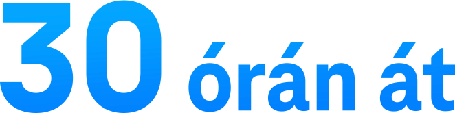 30 órán át 30 órán át