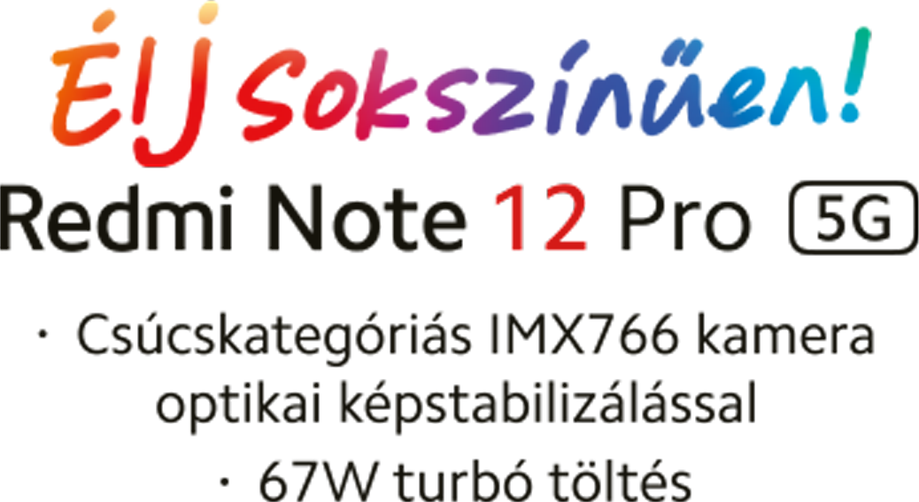 Élj sokszínűen! | Redmi Note 12 Pro 5G