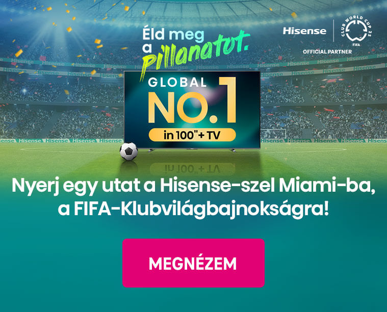 Nyerj egy utat a Hisense-szel Miami-ba a FIFA-Klubvilágbajnokságra!
