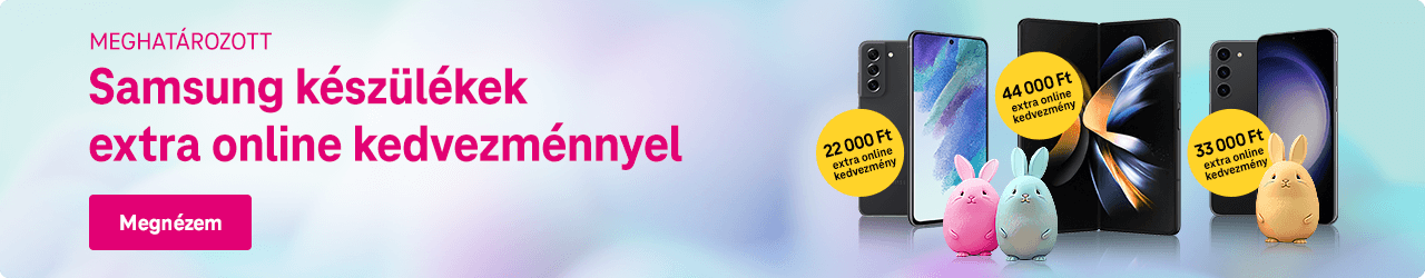 Samsung készülékek extra online kedvezménnyel