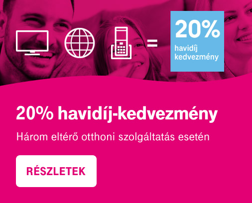 20% havidíj-kedvezmény