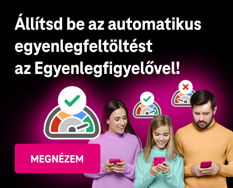 Állítsd be az automatikus egyenlegfeltöltést az Egyenlegfigyelővel!