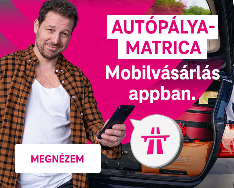 Autópályamatrica Mobilvásárlás appban.