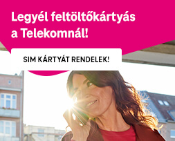 Legyél feltöltőkártyás a Telekomnál!
