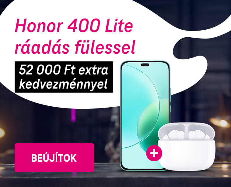 HONOR 400 Lite ráadás fülessel