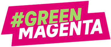 #GreenMagenta
