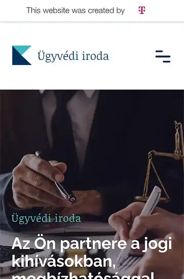 Fogorvosi rendelő honlap előnézet