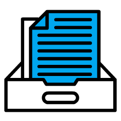 úl sok adminisztráció animációs ikon