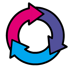 Repetatív munka animációs ikon